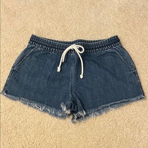 Aerie pull on jean shorts size XS